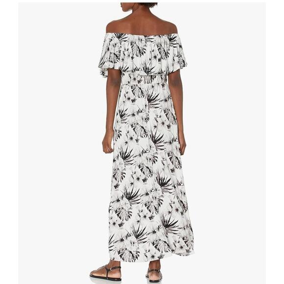 28 Palms Tropical Print Off Shoulder Maxi Dress Women's Size Medium - NWT - Picture 2 of 11
